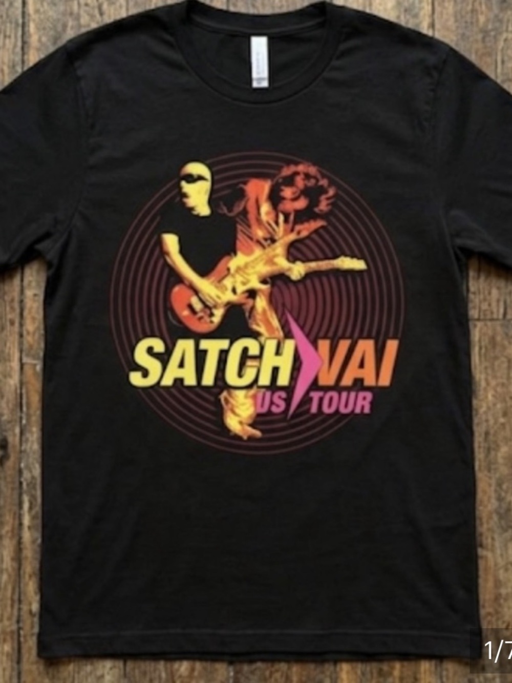 JOE SATRIANI AND STEVE VAI Tour Shirt Size XL